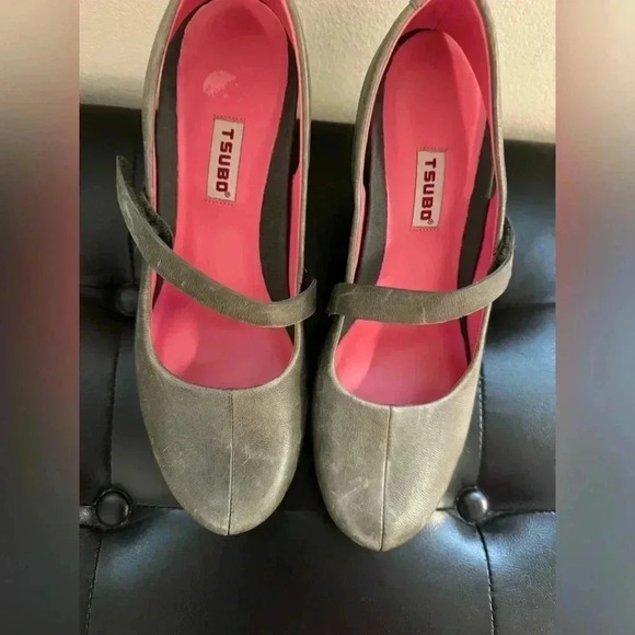 Tsubo Leather and Suede Acrea' Slingback Mary Jane Pumps/Heels Sz 9. 🔥 - Picture 4 of 13